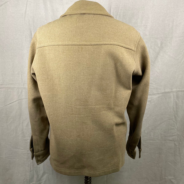 Rear View of Vintage Pendleton Wool Tan Coat