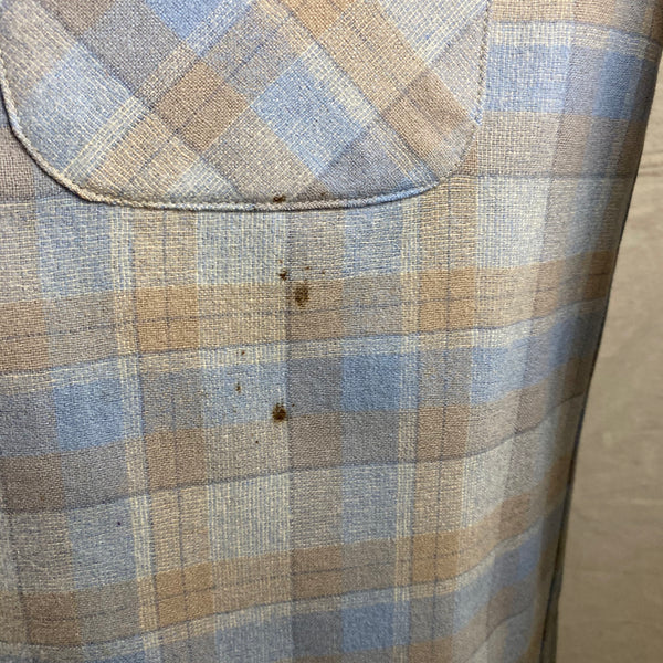 Close Up of Stain on Vintage Pendleton Board Shirt SZ L
