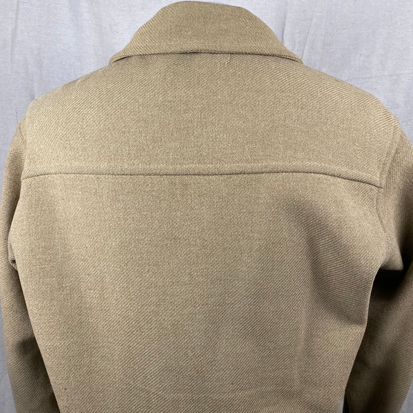 Upper Rear View of Vintage Pendleton Wool Tan Coat
