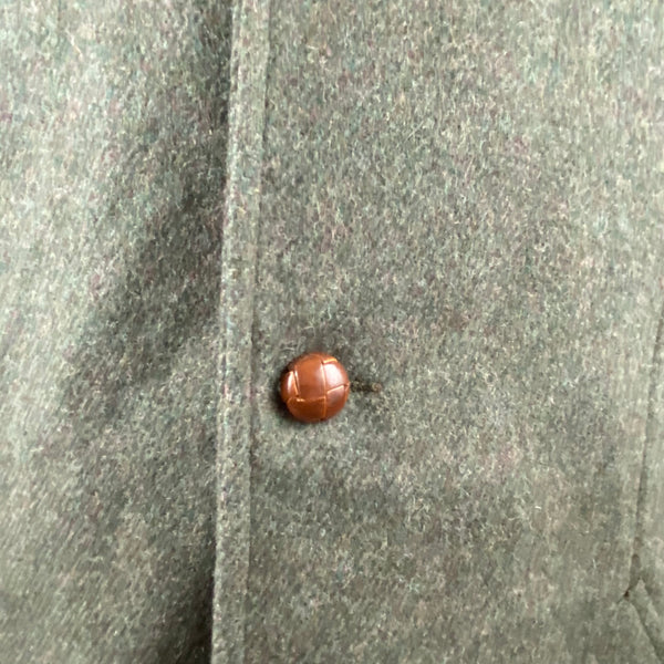 Button View of Vintage Union Made Filson Wool Car Coat