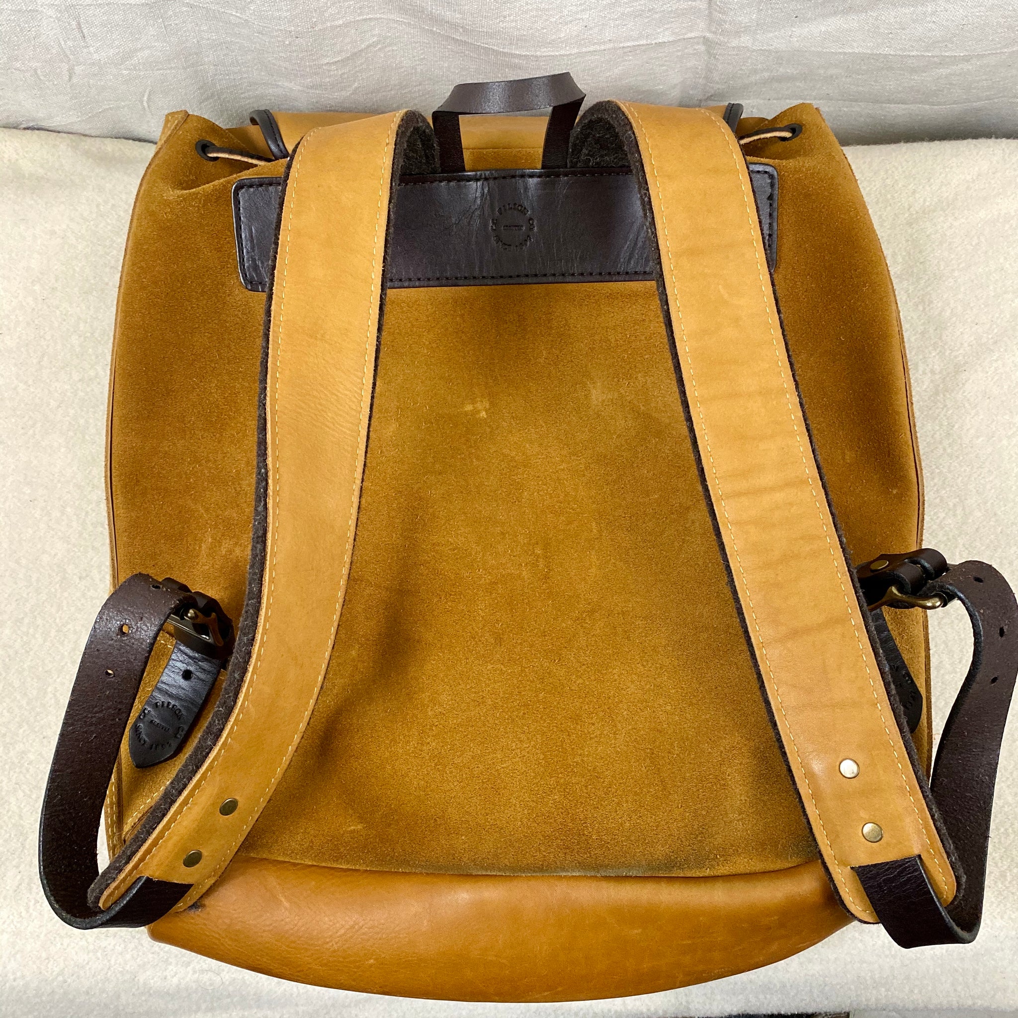 Filson suede backpack best sale